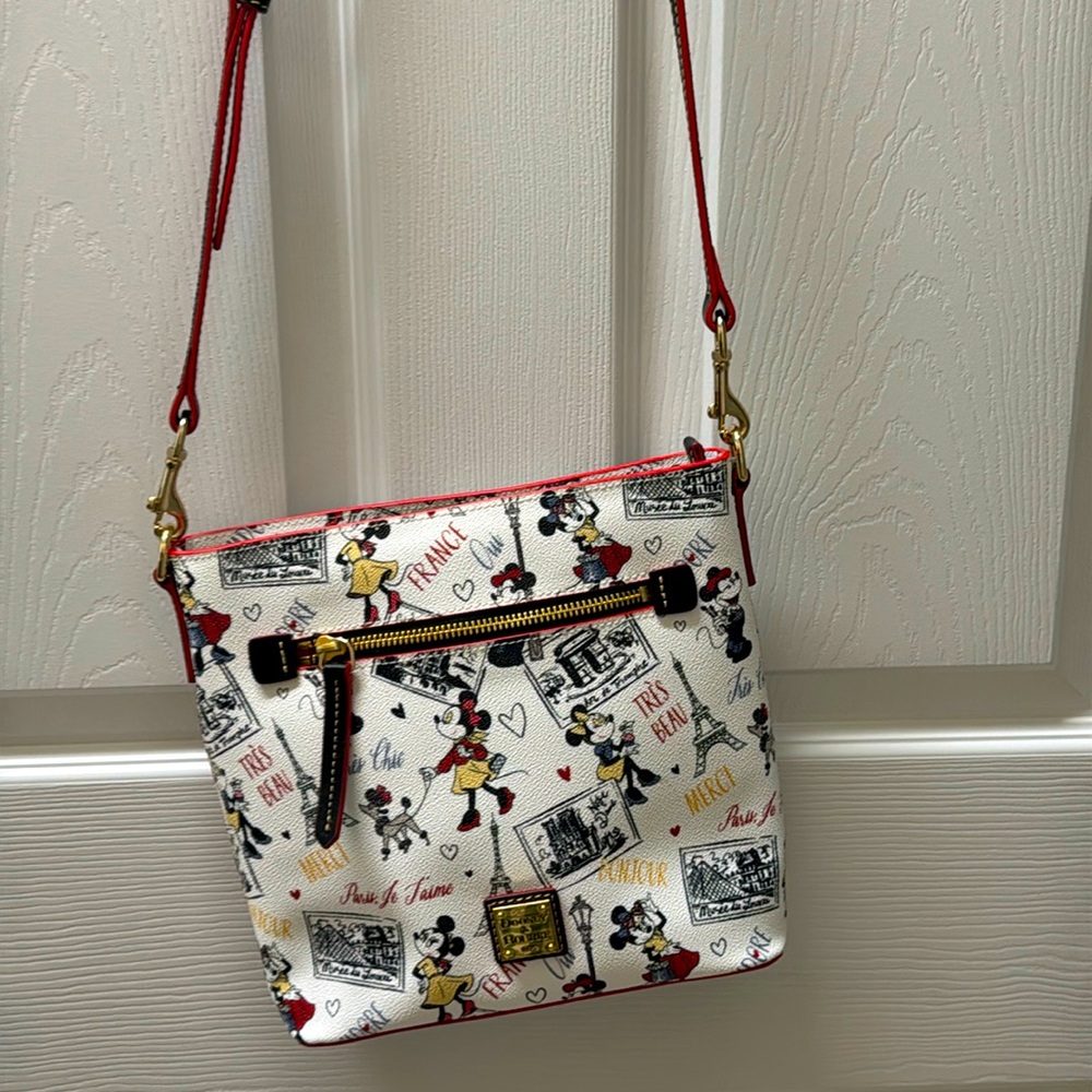 Dooney and Bourke mini tres chic Crossbody bag, Epcot, France, rare.